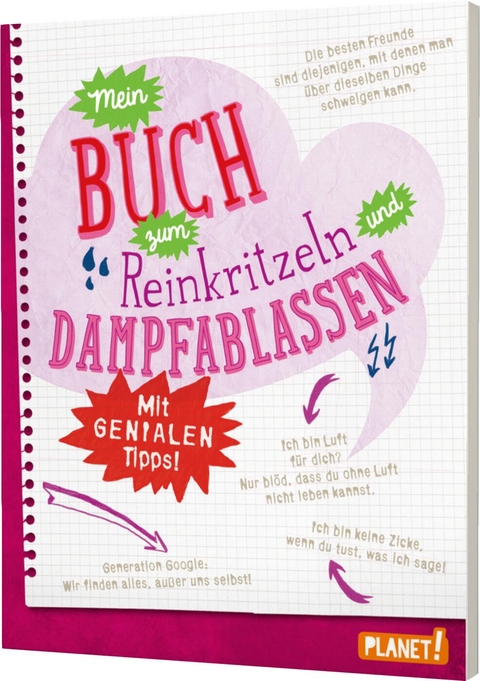 Mein Buch zum Reinkritzeln und Dampfablassen - mit genialen Tipps - Bettina Domzalski,  Hahn &  Hucke