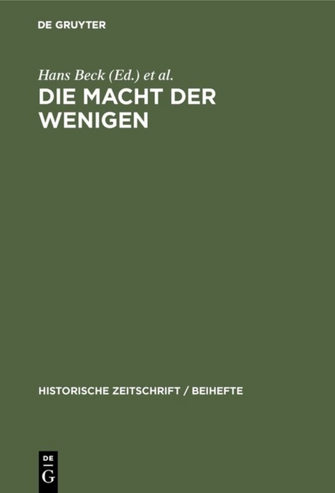 Die Macht der Wenigen - 