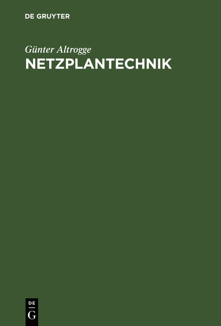 Netzplantechnik - Günter Altrogge