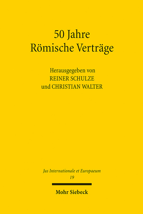 50 Jahre Römische Verträge - 