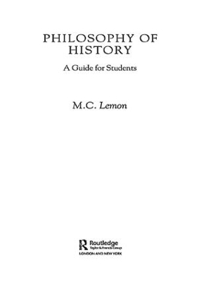 Philosophy of History - M.C. Lemon