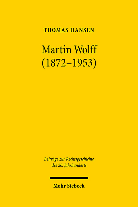 Martin Wolff (1872-1953) - Thomas Hansen