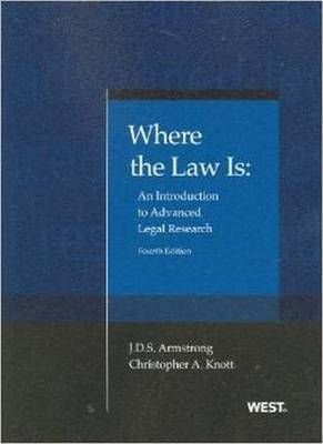 Where the Law Is - J.D.S. Armstrong, Christopher Knott