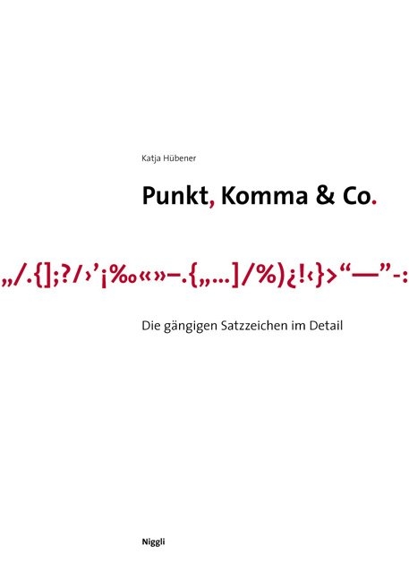 Punkt, Komma & Co. - Katja Hübener