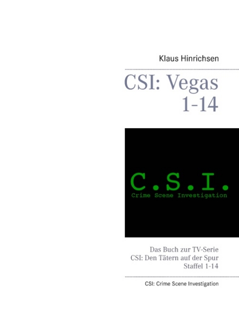 CSI: Vegas 1 - 14 - Klaus Hinrichsen