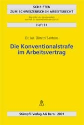 Die Konventionalstrafe im Arbeitsvertrag - Dimitri Santoro