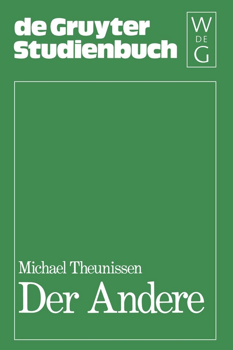 Der Andere - Michael Theunissen