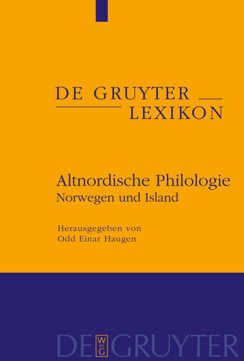 Altnordische Philologie - 