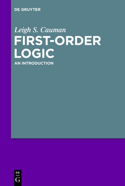 First Order-Logic - Leigh S. Cauman