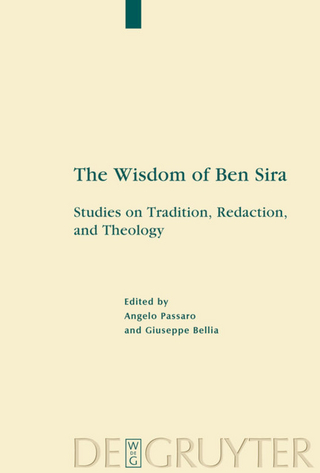 The Wisdom of Ben Sira - Angelo Passaro; Giuseppe Bellia