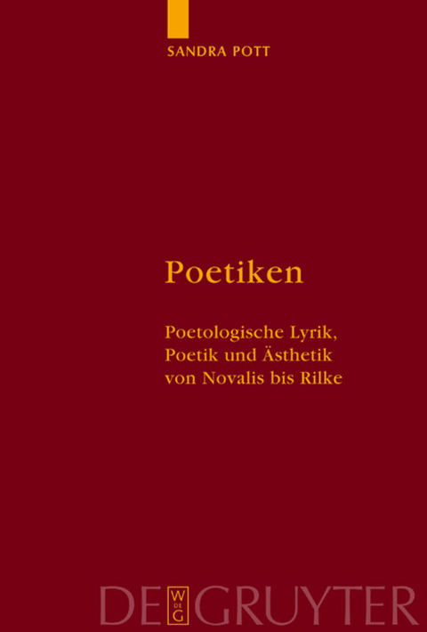 Poetiken - Sandra Pott