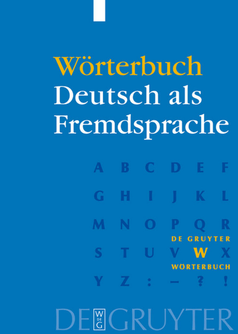 Wörterbuch Deutsch als Fremdsprache - Günter Kempcke