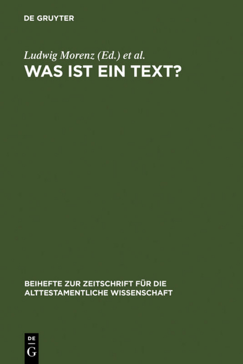 Was ist ein Text? - 