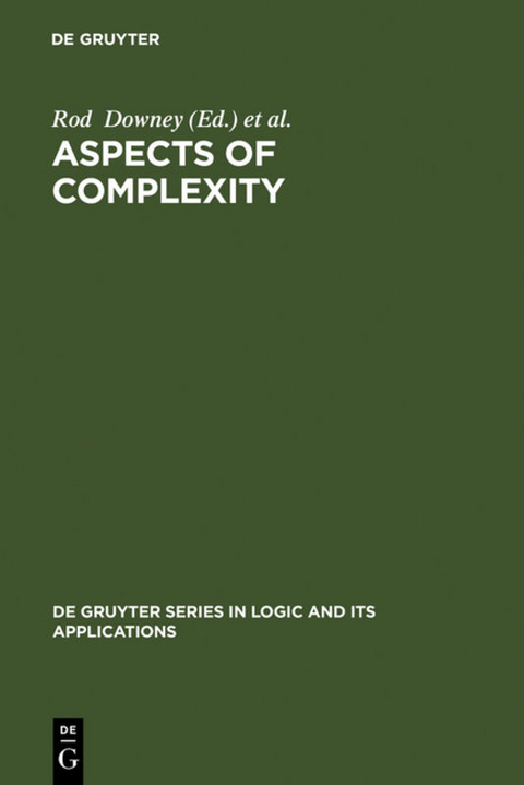 Aspects of Complexity - 
