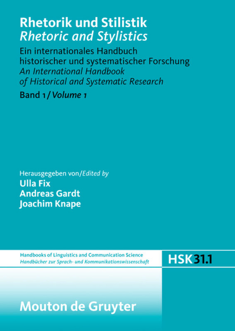 Rhetorik und Stilistik / Rhetoric and Stylistics - 