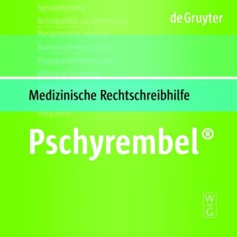 Pschyrembel® Medizinische Rechtschreibhilfe