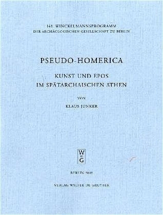 Pseudo-Homerica - Klaus Junker