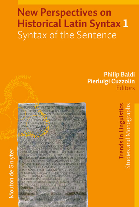New Perspectives on Historical Latin Syntax / Syntax of the Sentence - 