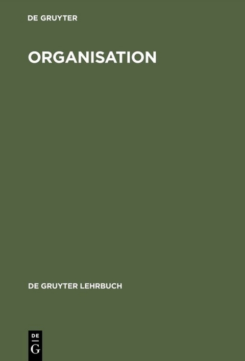 Organisation - Alfred Kieser, Herbert Kubicek