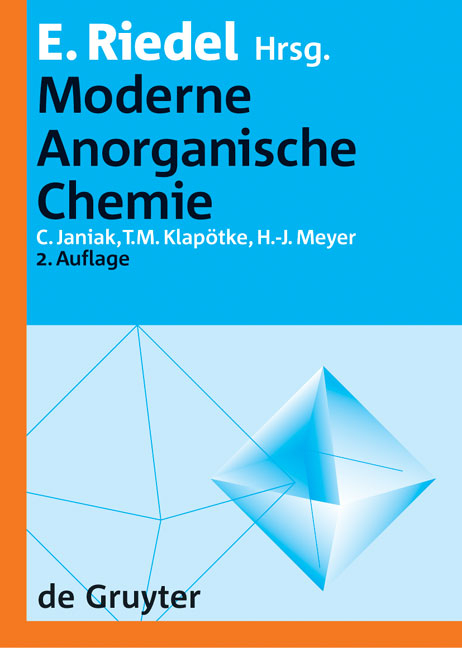 Moderne Anorganische Chemie - Christoph Janiak, Thomas M Klapötke, Hans J Meyer