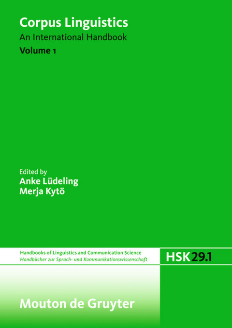 Corpus Linguistics / Corpus Linguistics. Volume 1 - 