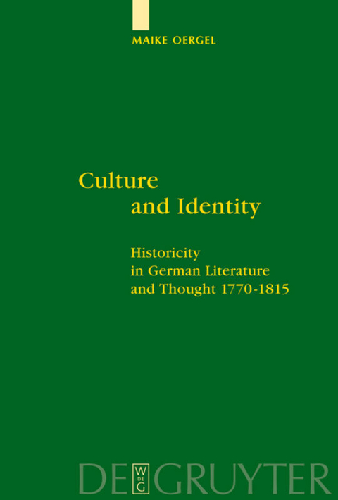 Culture and Identity - Maike Oergel