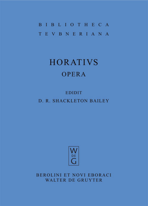 Opera - Quintus Horatius Flaccus