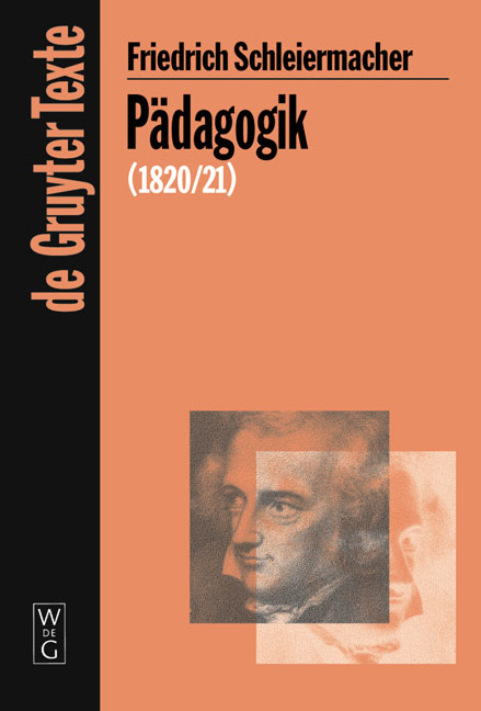 Pädagogik - Friedrich Schleiermacher