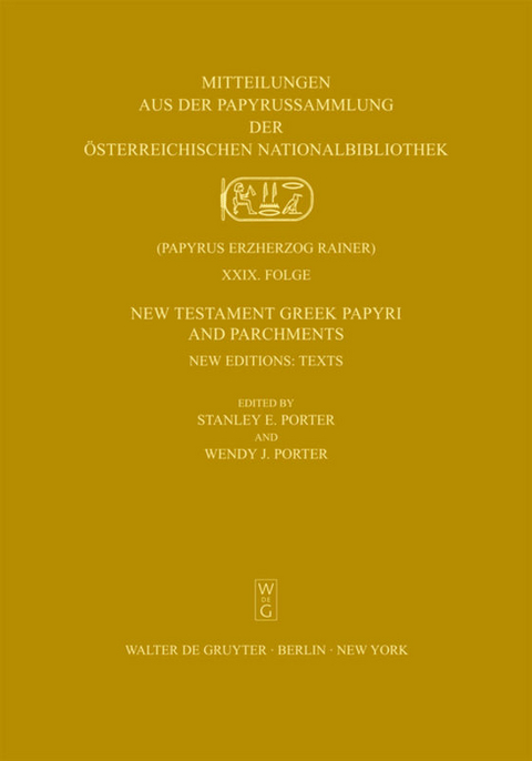 New Testament Greek Papyri and Parchments - 