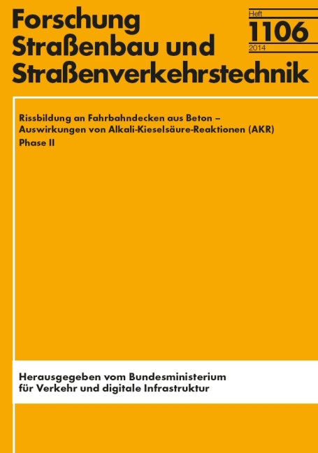 Rissbildung an Fahrbahndecken aus Beton - Rolf Breitenbach, Christoph Sievering, Peter Schießl, Christoph Gehlen, Oliver Mazanec, Jochen Stark, Horst-Michael Ludwig, Kathrin Seyfarth