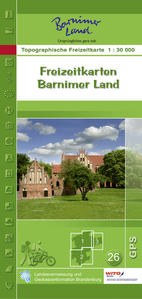 Set Freizeitkarten Barnimer Land (mit Begleitheft)