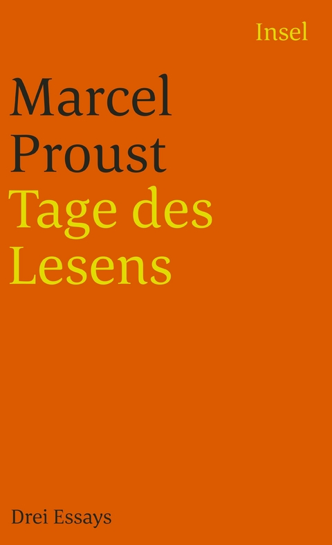 Tage des Lesens - Marcel Proust