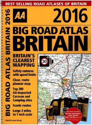 AA Big Road Atlas Britain 2016 -  AA Publishing