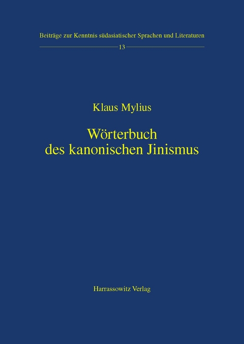 Wörterbuch des kanonischen Jinismus - Klaus Mylius