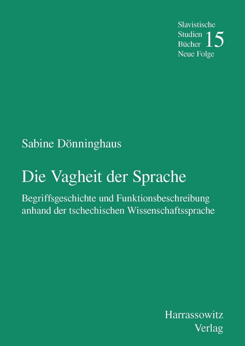 Die Vagheit der Sprache - Sabine Dönninghaus