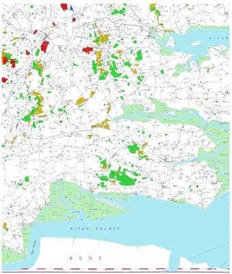 Chapman and Andre's 1777 Map of Essex - Digitally Redrawn - Andrew Duncan Macnair