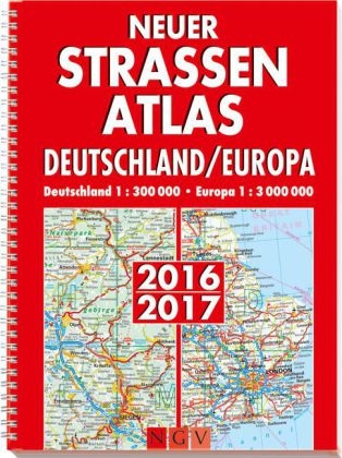 Neuer Straßenatlas Deutschland/Europa 2016/2017