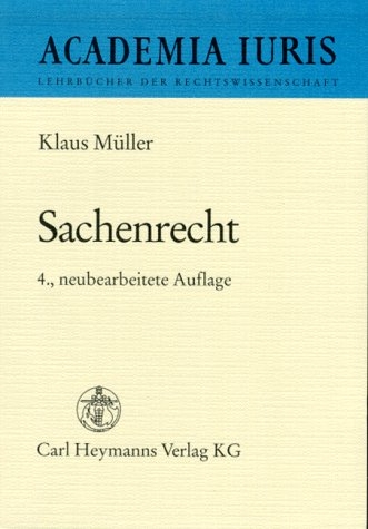 Sachenrecht - Klaus Müller