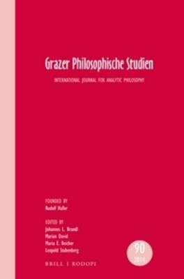 Grazer Philosophische Studien, Vol 90 – 2014 - 