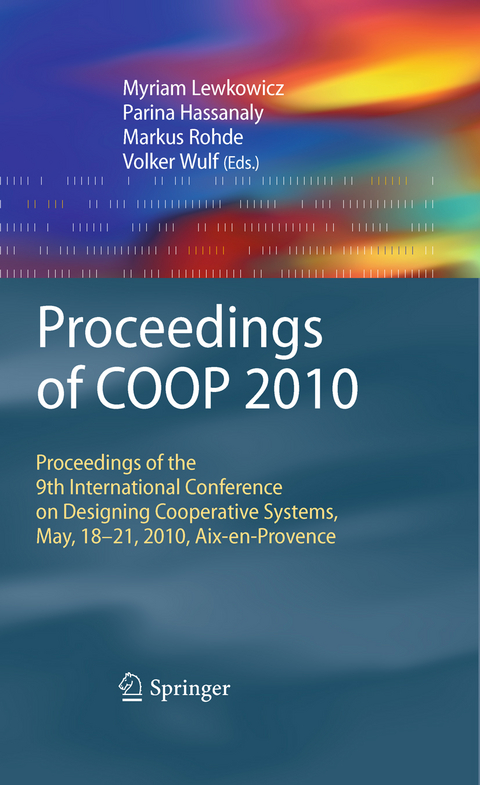 Proceedings of COOP 2010 - 