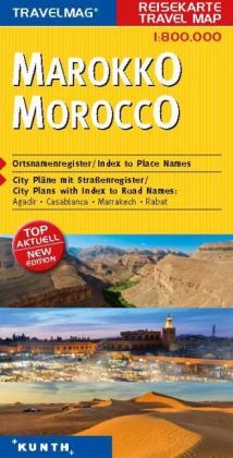 KUNTH Reisekarte Marokko 1:800000 - 