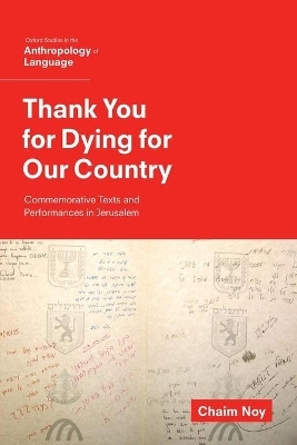 Thank You for Dying for Our Country - Chaim Noy