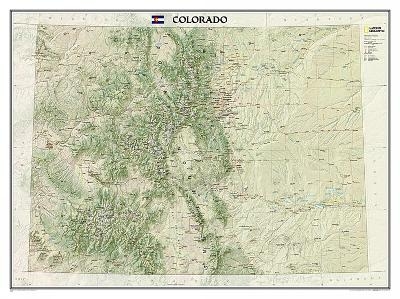 Colorado, Laminated - National Geographic Maps