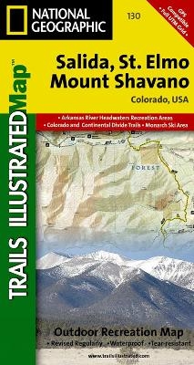 Salida/st Elmo/shavano Peak - National Geographic Maps