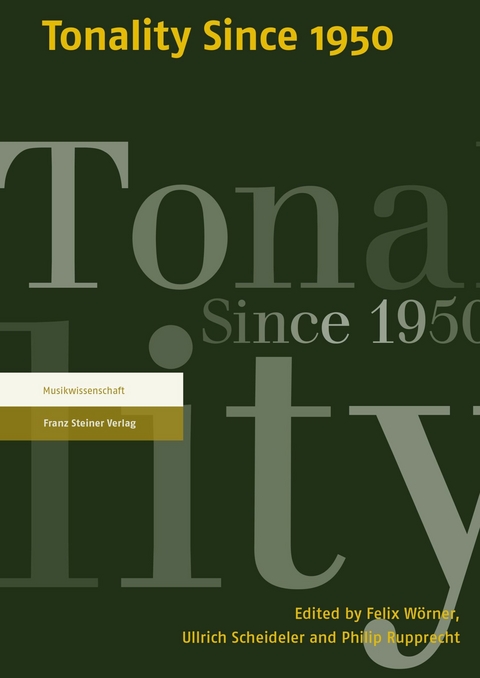 Tonality Since 1950 - 