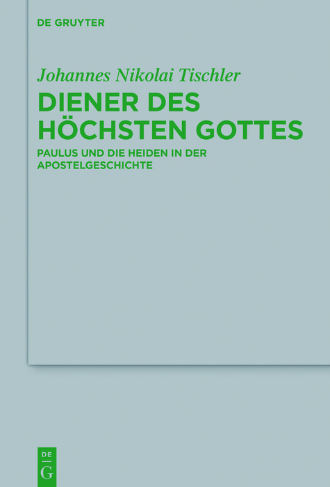 Diener des höchsten Gottes -  Johannes Nikolai Tischler