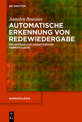 Automatische Erkennung von Redewiedergabe - Annelen Brunner