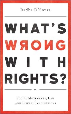 What's Wrong with Rights? - Radha D'Souza
