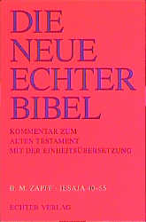 Die Neue Echter-Bibel. Kommentar / Kommentar zum Alten Testament mit Einheitsübersetzung / Jesaja III 40-55 - Burkard M Zapff