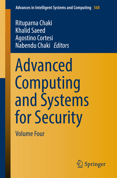 Advanced Computing and Systems for Security - 